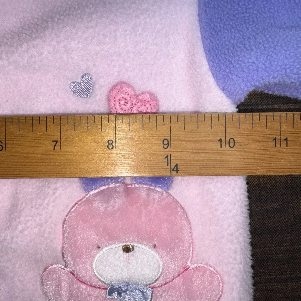 Bon Bebe Sleeper Baby Girl One Size Pink Purple Vintage Y2K Fleece